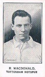 1925-28 Barratt & Co. Cricketers, Footballers & Teams #NNO Bob McDonald Front