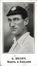 1925-28 Barratt & Co. Cricketers, Footballers & Teams #NNO George Brown Front
