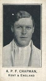 1925-28 Barratt & Co. Cricketers, Footballers & Teams #NNO Percy Chapman Front