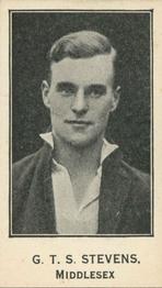 1925-28 Barratt & Co. Cricketers, Footballers & Teams #NNO Greville Stevens Front