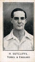1925-28 Barratt & Co. Cricketers, Footballers & Teams #NNO Herbert Sutcliffe Front
