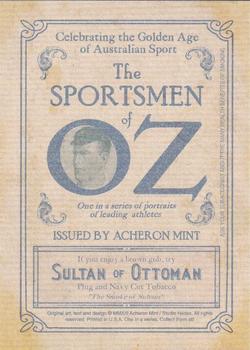 2013 Acheron Mint The Sportsmen Of Oz #14 Charles Bannerman Back