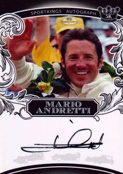 2022 Sportkings Volume 3 - Autograph Black #A68 Mario Andretti Front