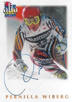 1997 Alfabilder Autographs #89 Pernilla Wiberg Front