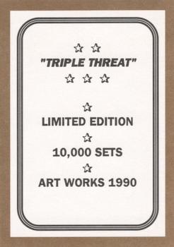 1990 Art Works (Unlicensed) #NNO Rickey Henderson Back