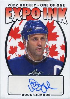 2022 Leaf Expo Ink - Expo Exclusive Autographs Maple Leafs #EI-DG1 Doug Gilmour Front