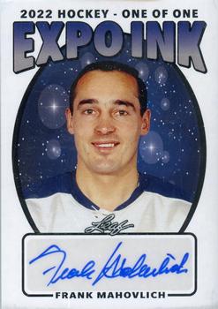 2022 Leaf Expo Ink - Expo Exclusive Autographs Stars #EI-FM1 Frank Mahovlich Front