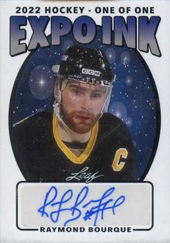 2022 Leaf Expo Ink - Expo Exclusive Autographs Stars #EI-RB1 Raymond Bourque Front