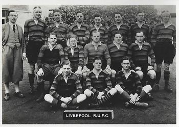1936 Ardath Photocards Series A: Lancashire Football Teams #61 Liverpool R.U.F.C. Front