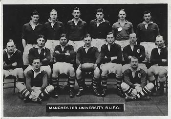 1936 Ardath Photocards Series A: Lancashire Football Teams #84 Manchester University R.U.F.C. Front