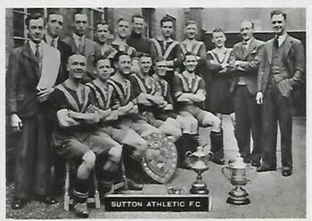 1936 Ardath Photocards Series A: Lancashire Football Teams #109 Sutton Athletic F.C. Front