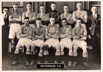 1936 Ardath Photocards Series D: Scottish Football Teams #16 Peterhead F.C. Front