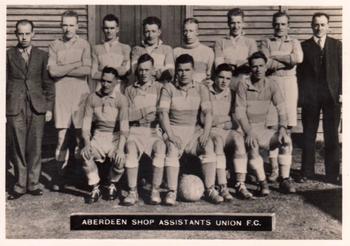 1936 Ardath Photocards Series D: Scottish Football Teams #24 Aberdeen Shop Assistants Union F.C. Front