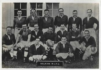 1936 Ardath Photocards Series D: Scottish Football Teams #80 Selkirk R.U.F.C. Front