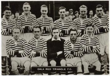 1936 Ardath Photocards Series D: Scottish Football Teams #82 Gala Red Triangle F.C. Front