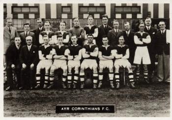 1936 Ardath Photocards Series D: Scottish Football Teams #156 Ayr Corinthians F.C. Front
