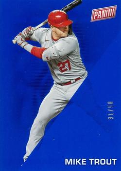 2022 Panini Father's Day - Blue #21 Mike Trout Front