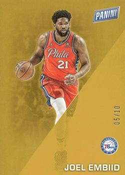 2022 Panini Father's Day - Gold #7 Joel Embiid Front