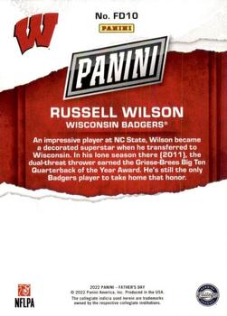 2022 Panini Father's Day - Father's Day #FD10 Russell Wilson Back