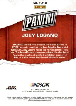 2022 Panini Father's Day - Father's Day #FD18 Joey Logano Back