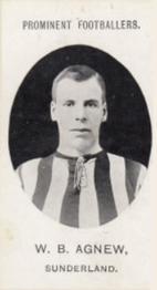 1908 Taddy & Co. Prominent Footballers, Series 2 #NNO William Agnew Front