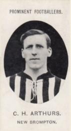1908 Taddy & Co. Prominent Footballers, Series 2 #NNO Charles Arthurs Front