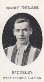 1908 Taddy & Co. Prominent Footballers, Series 2 #NNO George Baddeley Front