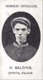 1908 Taddy & Co. Prominent Footballers, Series 2 #NNO Henry Balding Front