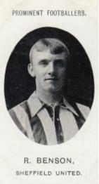 1908 Taddy & Co. Prominent Footballers, Series 2 #NNO Bob Benson Front