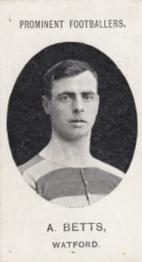 1908 Taddy & Co. Prominent Footballers, Series 2 #NNO Charlie Betts Front