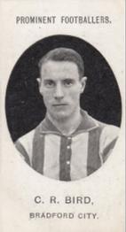1908 Taddy & Co. Prominent Footballers, Series 2 #NNO C.R. Bird Front