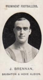 1908 Taddy & Co. Prominent Footballers, Series 2 #NNO James Brennan Front