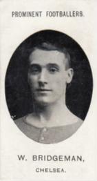 1908 Taddy & Co. Prominent Footballers, Series 2 #NNO Billy Bridgeman Front