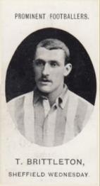 1908 Taddy & Co. Prominent Footballers, Series 2 #NNO Tom Brittleton Front