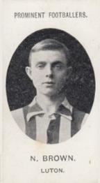 1908 Taddy & Co. Prominent Footballers, Series 2 #NNO Norman Brown Front