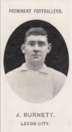1908 Taddy & Co. Prominent Footballers, Series 2 #NNO Jimmy Burnett Front