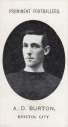 1908 Taddy & Co. Prominent Footballers, Series 2 #NNO Andy Burton Front
