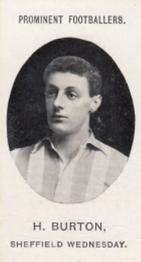 1908 Taddy & Co. Prominent Footballers, Series 2 #NNO Harry Burton Front