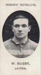 1908 Taddy & Co. Prominent Footballers, Series 2 #NNO Walter Busby Front