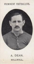 1908 Taddy & Co. Prominent Footballers, Series 2 #NNO Alf Dean Front