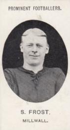 1908 Taddy & Co. Prominent Footballers, Series 2 #NNO Sammy Frost Front