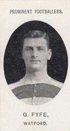 1908 Taddy & Co. Prominent Footballers, Series 2 #NNO George Fyfe Front