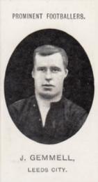 1908 Taddy & Co. Prominent Footballers, Series 2 #NNO Jimmy Gemmell Front