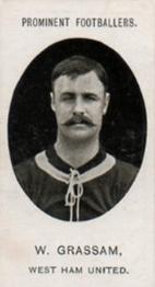 1908 Taddy & Co. Prominent Footballers, Series 2 #NNO Billy Grassam Front