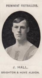 1908 Taddy & Co. Prominent Footballers, Series 2 #NNO Jack Hall Front
