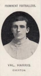 1908 Taddy & Co. Prominent Footballers, Series 2 #NNO Val Harris Front
