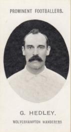 1908 Taddy & Co. Prominent Footballers, Series 2 #NNO George Hedley Front