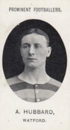 1908 Taddy & Co. Prominent Footballers, Series 2 #NNO Archie Hubbard Front