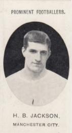 1908 Taddy & Co. Prominent Footballers, Series 2 #NNO Bertram Jackson Front