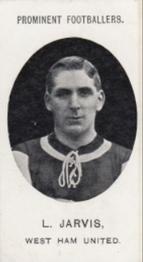 1908 Taddy & Co. Prominent Footballers, Series 2 #NNO Len Jarvis Front